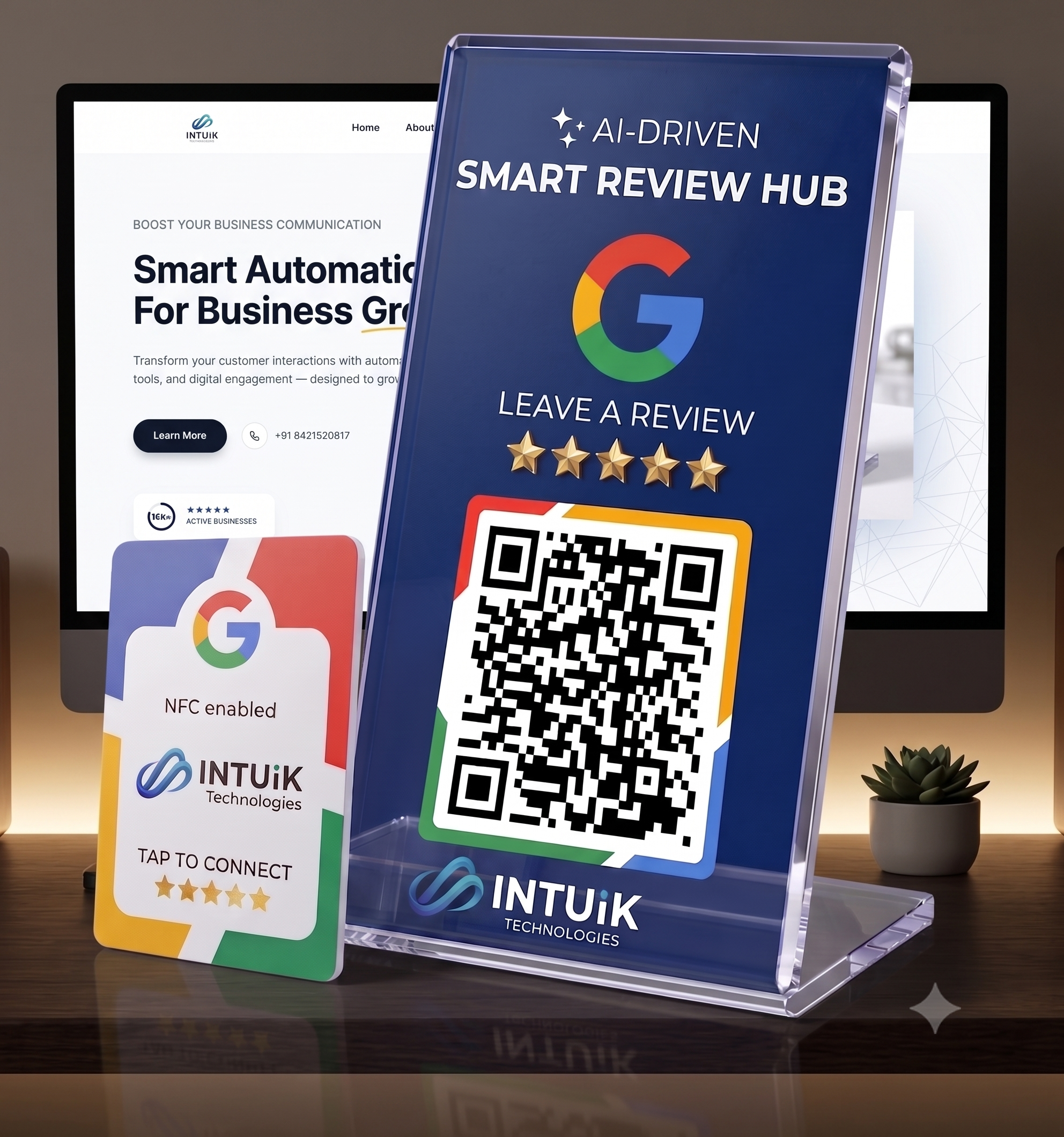 Intuik Smart QR Standee